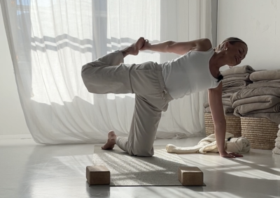 Where the body opens, energy flows