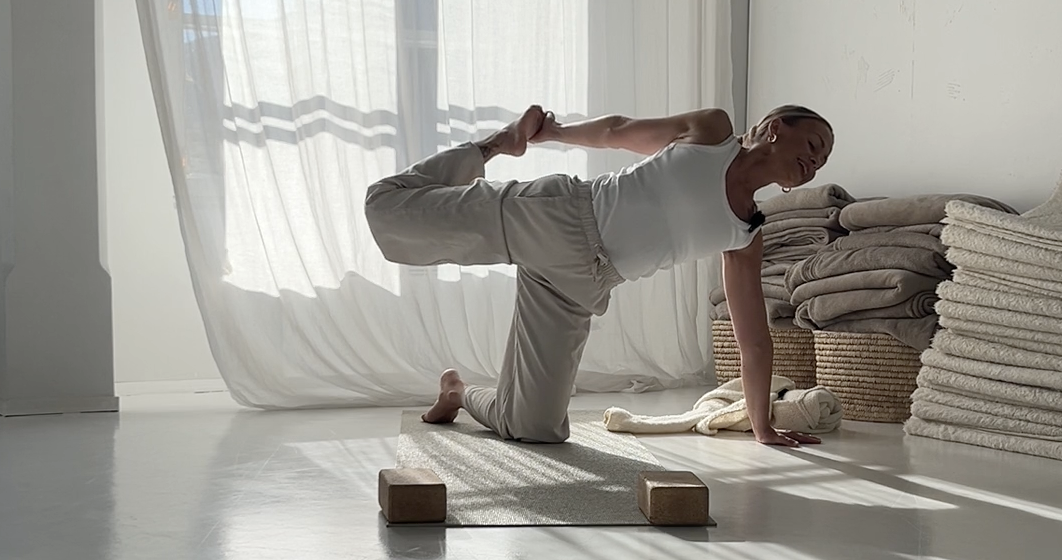 Where the body opens, energy flows